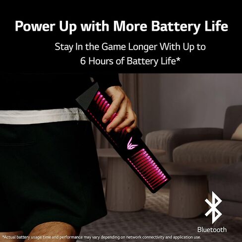 LG Ultragear GP9 - Portable Gaming Speaker with DTS Headphone:X, Hi-Fi Quad DAC, Microphone for Voice Chat, 5 Hour Battery Life, Hi Resolution Audio, Bluetooth in Saudi Arabia