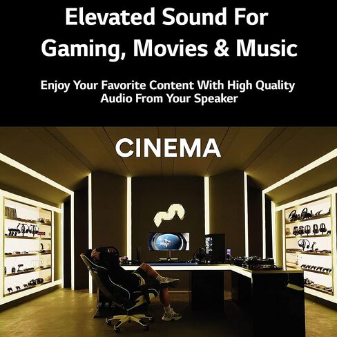 LG Ultragear GP9 - Portable Gaming Speaker with DTS Headphone:X, Hi-Fi Quad DAC, Microphone for Voice Chat, 5 Hour Battery Life, Hi Resolution Audio, Bluetooth in Saudi Arabia