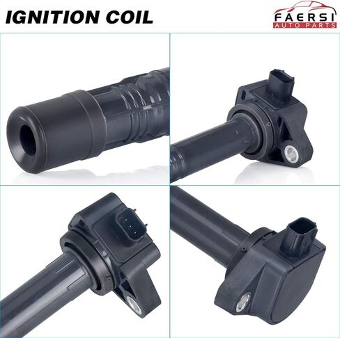 FAERSI Pack of 6 Ignition Coils Pack Compatible with 2009 2010 2011 2012 2013 2014 Honda Pilot Ridgeline 3.5L,2010-2014 Acura MDX ZDX 3.7L, Replace OE# UF624, 30520-RN0-A01, E1124 in Saudi Arabia