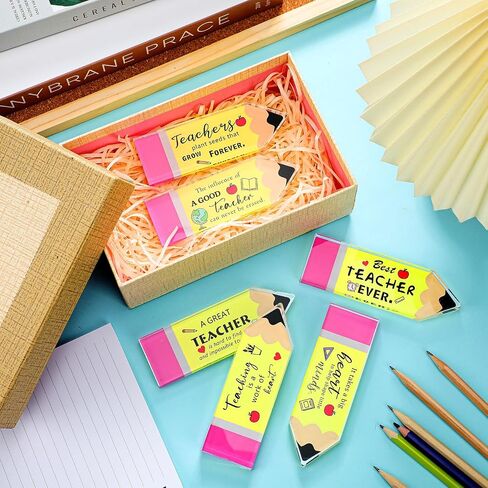 6 Pcs Acrylic Teacher Appreciation Gifts Shape of Pencil Table Decor Thank You Teacher Graduation Retirement Gifts for Teacher Paperweight Keepsake School Classroom Office Desk Accessories in Saudi Arabia
