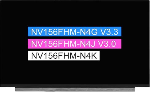 NV156FHM-N4G V3.3 NV156FHM-N4J V3.0 NV156FHM-N4K استبدال شاشة غير تعمل باللمس 15.6 بوصة 40 Pins 144HZ FHD 1920x1080 72% NTSC IPS لوحة عرض LCD (للإصدار الذي لا يعمل باللمس) in Saudi Arabia