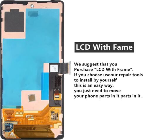 Amoled for Goole Pixel 6 Pro Screen Replacement kit for Pixel 6 Pro Screen Replacement G8VOU GLUOG LCD Display digitizer Touch Screen Assembly with Repair Part Tools (Not Fit Pixel 6 and 6A) in Saudi Arabia