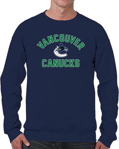 Wright & Ditson Adult NHL Gameday Crewneck Sweatshirt - Pre-Shrunk Fleece Blend - Officially Licensed Unisex Hockey Pullover in Saudi Arabia