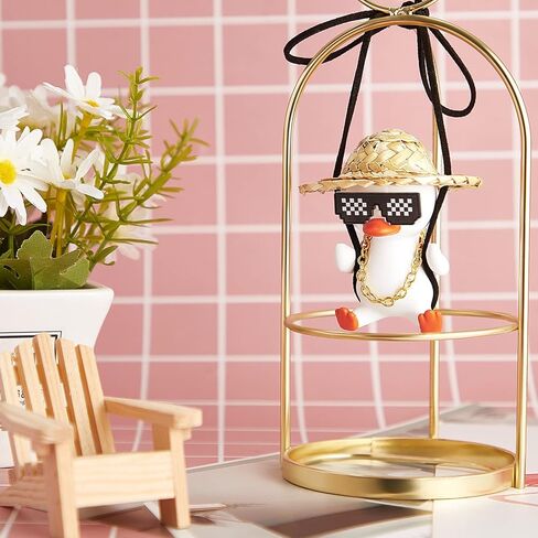 Swing Duck Car Hanging Ornament Cute Swing Duck Car Pendant Swing Duck Auto Decoration Flying Duck Rear View Mirror Accessories for Car Mirror Auto Interior Decoration Accessories(Cool Style) in Saudi Arabia
