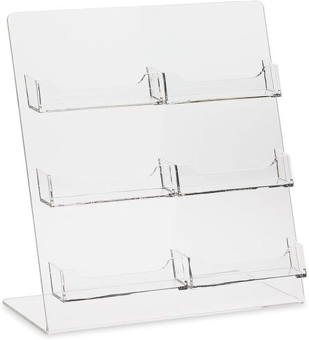 SourceOne Premium Counter Top Business Card Holder/Gift Card Display (1 Pack, 3 Pocket) in Saudi Arabia