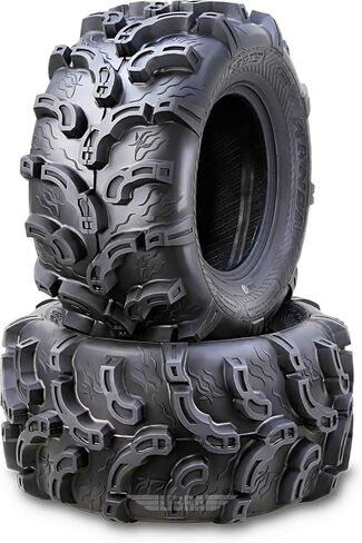 2 إطارات WANDA UTV ATV ممتازة 25x11-10 25x11x10 سوبر طين سنو 6PR P375-10216 in Kuwait