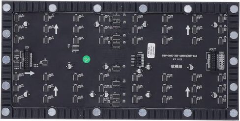 لوحة مصفوفة LED مرنة، تصميم خلفي مغناطيسي قابل للانحناء يستخدم على نطاق واسع 208 × 104 بكسل، استهلاك منخفض، لوحة مرنة كاملة الألوان، تأثيرات متعددة للفنادق in Kuwait