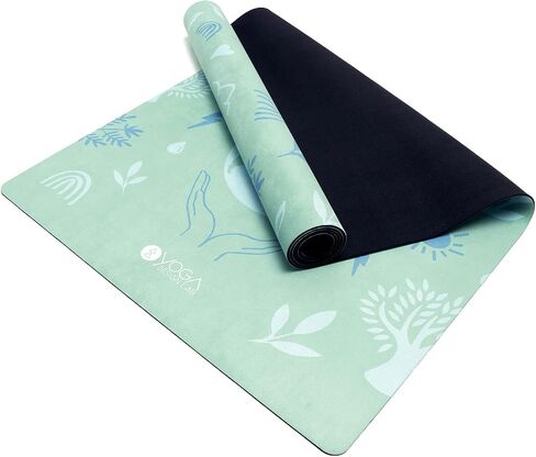 Yoga Design Lab Earth Yoga Mat - 2-in-1 (Mat + Towel) - Best For Hot Practices in Saudi Arabia