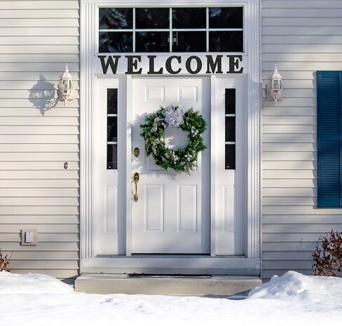 PARBEE ترحيب الحروف الخشبية 8 بوصة علامة خشبية غير مكتملة قطع حروف كبيرة زخرفة خشبية للمنزل الشرفة علامة حفل زفاف الفصول الدراسية in Kuwait