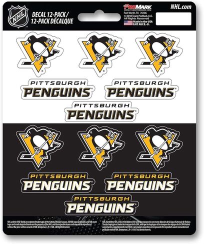 ملصق صغير من FANMATS NHL للجنسين في سن المراهقة، 12 قطعة in Kuwait