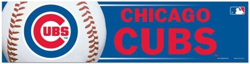 ملصق MLB Chicago Cubs Bumper، لون الفريق، مقاس واحد in Saudi Arabia