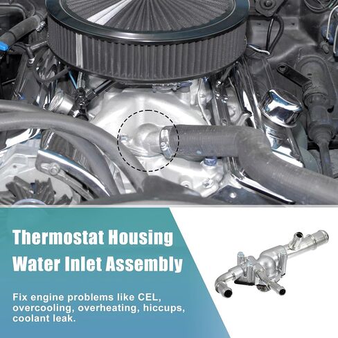 X AUTOHAUX 12638836 Engine Coolant Thermostat Housing Assembly for Saturn Aura 2007-2009 for Chevrolet Impala 2014-2020 in Saudi Arabia