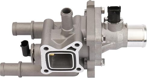 Coolant Thermostat and Housing with Sensors 2009-2011 For Chevrolet Aveo/Aveo5 ; 2009-2010 For Pontiac G3/ 09 G3 Wave - Replaces 25192228, 55564890, 15-81816, 902-033, 55579951 - Full Aluminum in Saudi Arabia