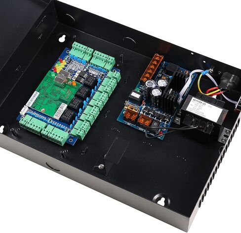 UHPPOTE Commercial Grade Four Door Security Access Control Panel Including Power Supply with Backup Battery Link in Saudi Arabia