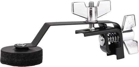 3 قطعة طبل المثبط كتم كاتم الصوت معدن أسود زائد ورأى المشبك على لهجة التحكم الخمار للأجزاء الموسيقية الأفخاخ in Kuwait