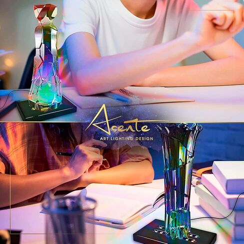 7 LED Lighted Base for Glass Art - LED Display Base - Battery Operated LED Base Lights for Crystals - Lighted Display Stand w/ Color Changing Lights in Kuwait