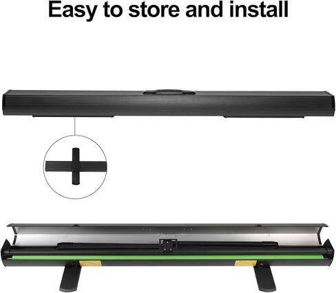 GVM Green Screen, 5x6.6FT Collapsible Green Screen Backdrop Kit with Stand+Storage Box Chroma Key Green Backdrop, Auto-Locking Frame Pull Down Green Screen for Streaming Photoshoot Game Studio Video in Saudi Arabia