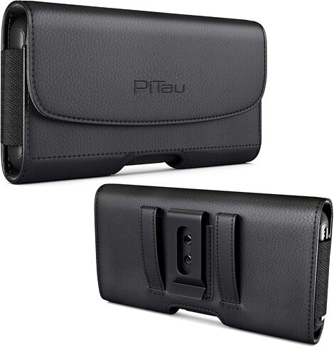 Holster for Galaxy S24 5G S23 S22, S21, S20, S10 S9 S8 A01, A10e, Cell Phone Belt Holder Case with Clip, ID Card Storage Pouch Cover (Fits Samsung with Otterbox Commuter Case) Black in Saudi Arabia