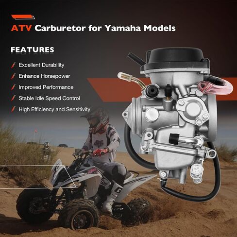 Carburetor for ATV 2004-2013 Yamaha Raptor 350 YFM350 Carb Raptor 350 YFM350R YFM350RSE YFM350RSE2 in Saudi Arabia