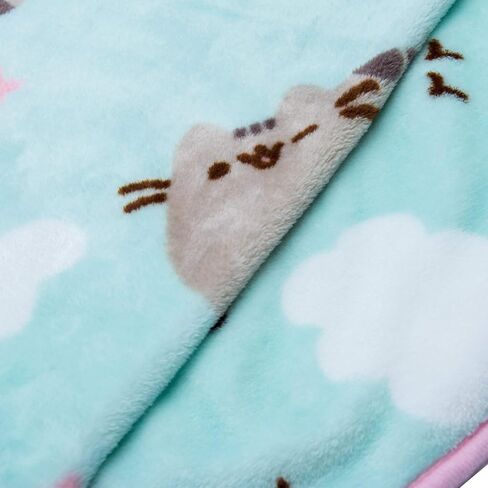 بطانية بوشين ذا كات من الصوف الناعم - غطاء بوشين ملون مرخص رسميًا يتميز بوجود بوشين وسحاب وقلوب! in Kuwait