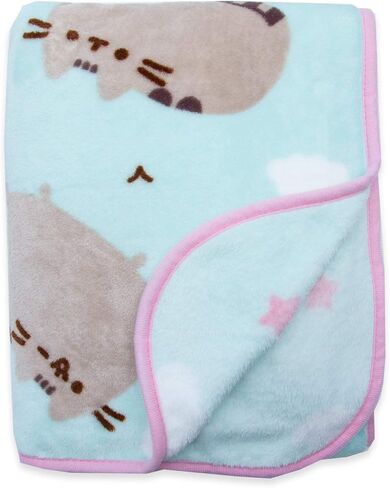 بطانية بوشين ذا كات من الصوف الناعم - غطاء بوشين ملون مرخص رسميًا يتميز بوجود بوشين وسحاب وقلوب! in Kuwait