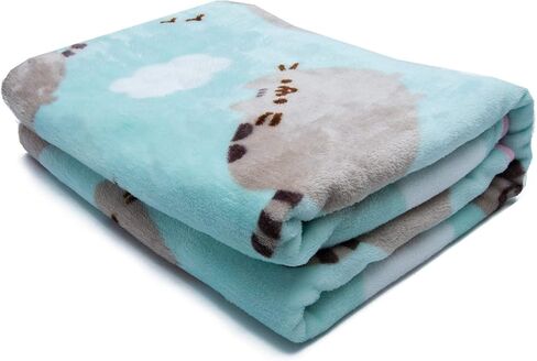 بطانية بوشين ذا كات من الصوف الناعم - غطاء بوشين ملون مرخص رسميًا يتميز بوجود بوشين وسحاب وقلوب! in Kuwait