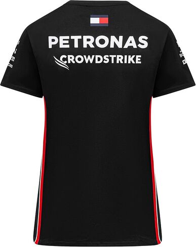 فريق مرسيدس AMG بتروناس للفورمولا 1 - تي شيرت فريق 2023 للسيدات - أسود - المقاس: S in Kuwait