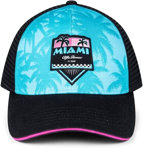 F1 2023 إصدار محدود قبعة ميامي جي بي الشبكية متعددة الألوان in Kuwait