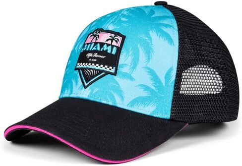 F1 2023 إصدار محدود قبعة ميامي جي بي الشبكية متعددة الألوان in Kuwait