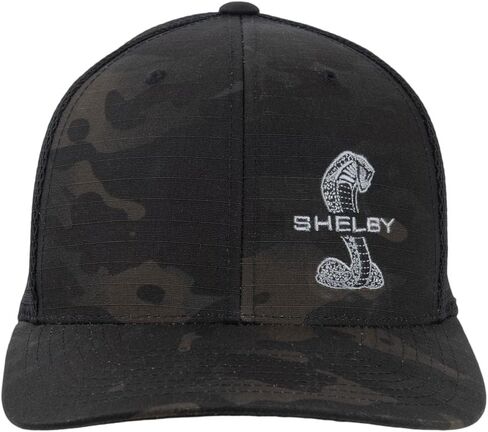 قبعة Shelby Flex Fit Ripstop - مموهة - منتج Shelby® مرخص رسميًا - قابلة للتعديل، مقاس واحد يناسب الجميع - حماية من التجاعيد وأداء أعلى لامتصاص الرطوبة in Kuwait