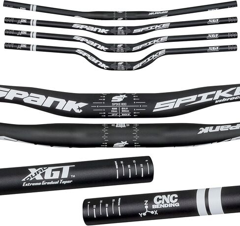 مقود دراجة سبانك سبايك 800 فيبروكور 15R، أسود/أبيض in Kuwait