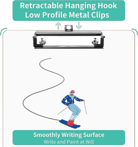 Dry Erase Clipboard 16 Pack Hardboard Whiteboard with Markers and Erasers Multi Pack 12.5 x 9 Inch ECO Friendly Clip Board Home School Office Supplies in Kuwait