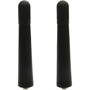 KRA-23 UHF 400-470MHz Stubby Antenna Compatible with Kenwood TK-380 TK-390 TK-3140 TK-3160 TK-3180 TK-3360 TK-3202 TK-3207 TK-3217 TK-3302 TK-3300 TK-3306 TK-5320 3.3Inch (2 Pack)