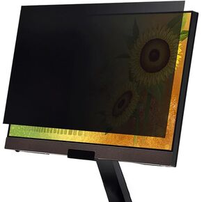 Computer Privacy Anti Spy Screen Protector Panel for 11.6-18.5 inch Diagonal Universal Monitor Computer Clip-on Anti Blue Light Glare Shield,14.1in 16:10