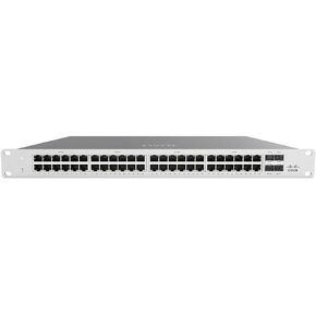 Meraki Cisco MS130-48X Cloud Managed Switch - 40x 1GbE + 8X 2.5 GbE, PoE+ (740 W), 4X SFP+, 1RU