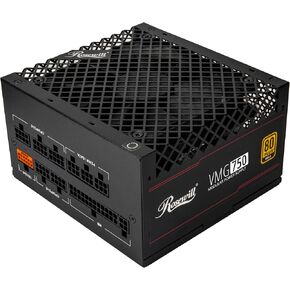 Rosewill VMG 1000W 80+ Gold, ATX 3.0 & 3.1 Compatible, Full Modular Low-Noise Power Supply, PCIe 5.1 12V-2x6 Connector, 100% Japanese Capacitor, 120mm FDB Silent Fan - 5 Year Warranty