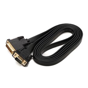 Active DVI-D Dual Link 24+1 Male to Male Adapter with Flat Cable Adapter Compatible with The Lap-top, PC, Monitor Or Projector 2M