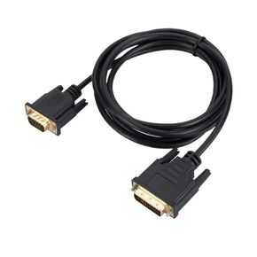4K 1080P Dvi to Cable Adapter DVI 24+1 Video Synchronization DVI to Compatible with The Lap-top Computer Monitor TV Box Cable(DVI to VGA-3M)