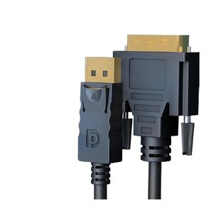 1080P DisplayPort DP to DVI 24+1 Cable Adapter DP to DVI Conversion Cable Compatible with The D-ell A-sus Monitor Projector DisplayPort Cable 1.8m(1.5m)