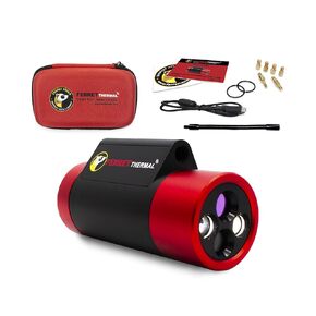 Ferret Thermal Wireless Imaging Camera. 320x240 TISR Resolution (160x120 Native IR). WiFi Hotspot, Rechargeable. Visible, Thermal & Everything in Between. Attach to Rod for Extended Reach. Free App