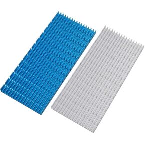 2pcs (Silver + Blue) 150mm x 65mm x 8mm Aluminium Radiator Heatsink Fin for Chipset Power IC LED Cooling