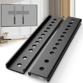 TV Mount Bracket Extenders, TV Wall Mount Extension Bracket for VESA TVs Ceiling Mount,Adjustable TVs Mount Extension Arms to Lower Height, 2PCS,Black