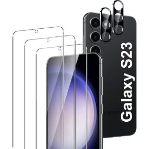 LYWHL for Motorola Moto G Stylus 5G (2025) Screen Protector, 3 Pack Tempered Glass 9H Hardness HD Clear Film + 2 Pack Camera Lens Glass Protector, Case Friendly, Touch Sensitive