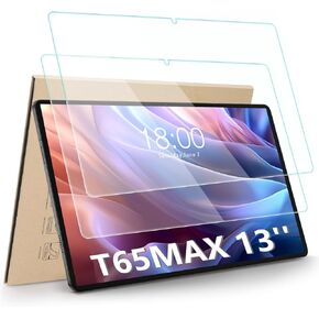 2-Pack Screen Protector Compatible with TECLAST T65Max 13" Tablet, [HD Clarity] [9 Hardness] [Anti-Scratch] Tempered Glass