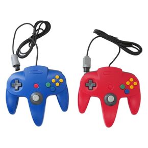 USonline911 Classic 64 Wired Controller Joystick for N64 Video Game System N64 Console (Grey)