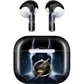 Skinit Decal Audio Skin Compatible with Apple AirPods (3rd Gen, 2021) - Officially Licensed Warner Bros The Flash Movie: Batman Poster Design
