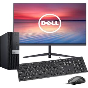 Dell Optiplex 5060 SFF Desktop Computer with 21.5" Monitor Bundle PC Set, 8th Gen Intel Core i5-8500 3.0GHz, 32GB RAM 1TB SSD, Mouse & Keyboard, Wi-Fi, Bluetooth, DVD, Windows 10 Pro (Renewed)