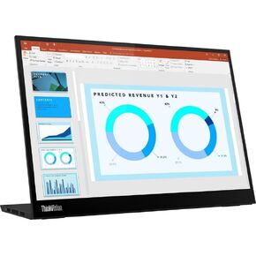 Lenovo ThinkVision M14d 14" Class LCD Monitor - 16:10 - Raven Black (Renewed)