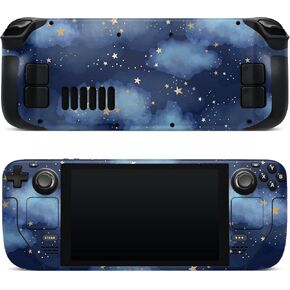 Zoomhitskins متوافق مع غطاء الجلد البخاري الجلد الوردي ، Blue Sky Night Stars غيوم غولدن البحرية الظلام ، ملصق ملصق فينيل 3M ، مصنوع في الولايات المتحدة الأمريكية