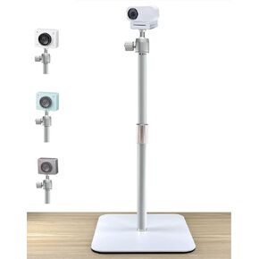 حامل كاميرا ويب أبيض أبيض متوافق مع Obsbot Meet 2/Meet SE و Insta360 Link 2C White WebCams